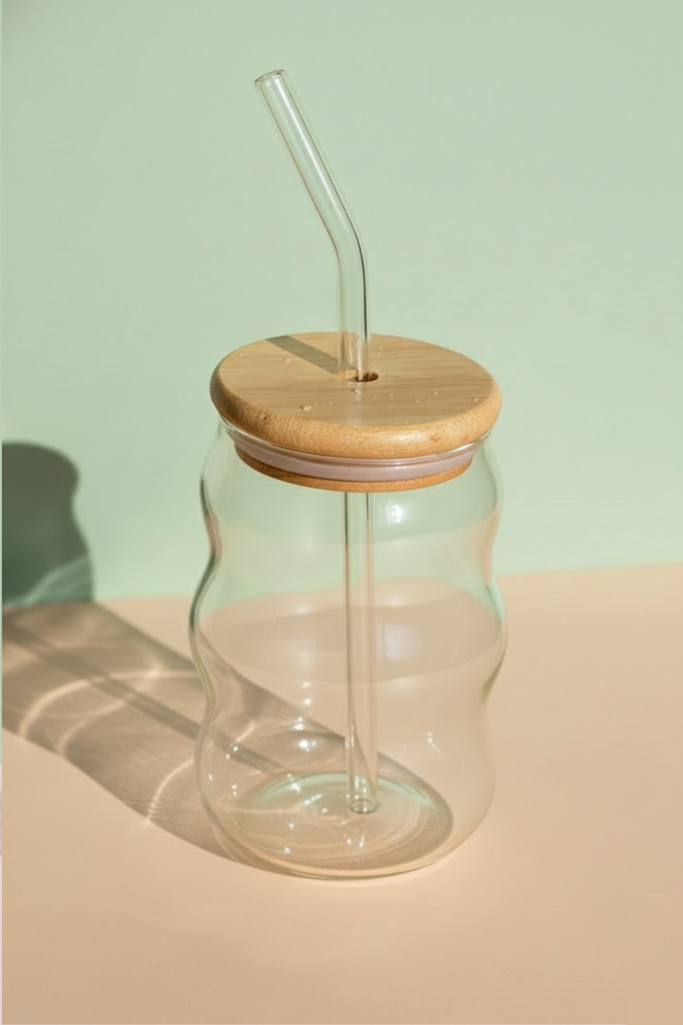 Bubble Ribbed & Round Glass