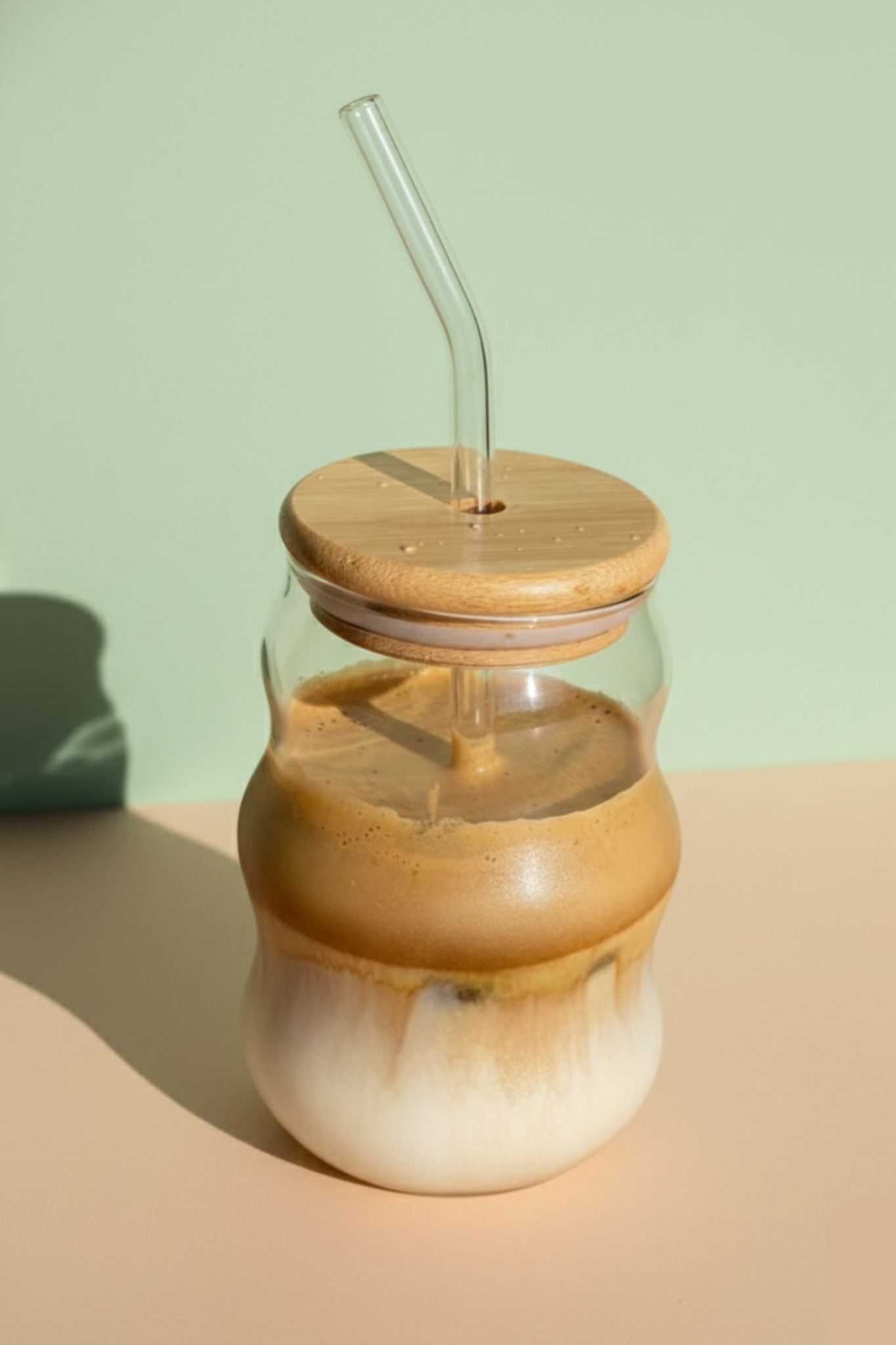 Bubble Ribbed & Round Glass